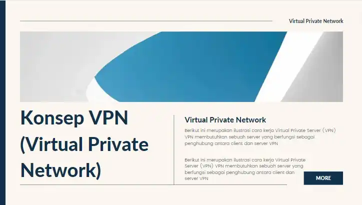 B. Konsep VPN (Virtual Private Network)