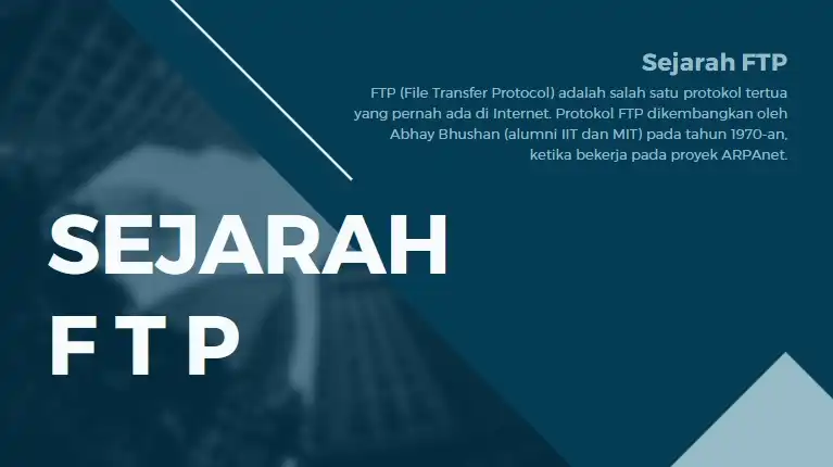 B. Sejarah FTP