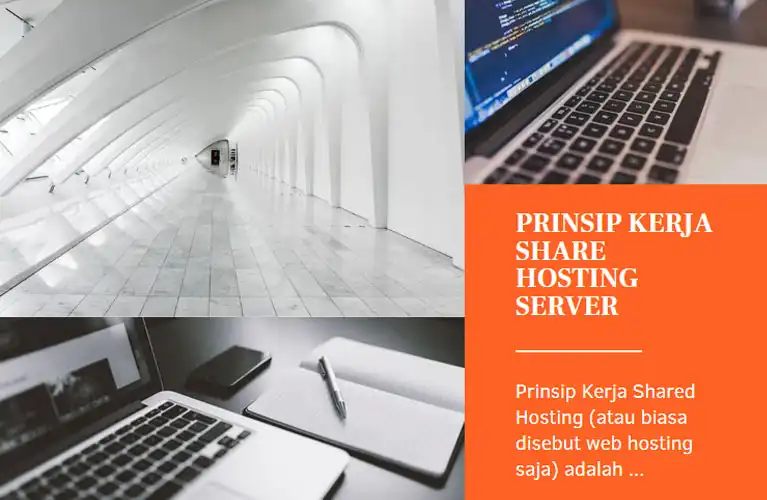 B. Prinsip Kerja Share Hosting Server