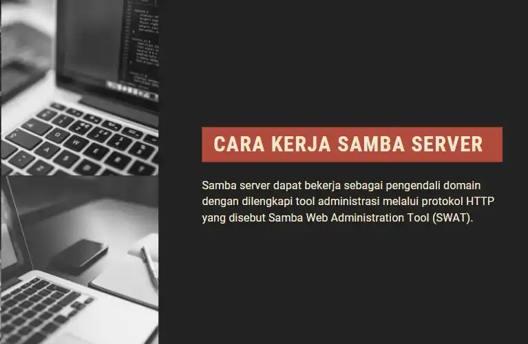 E. Cara Kerja Samba Server