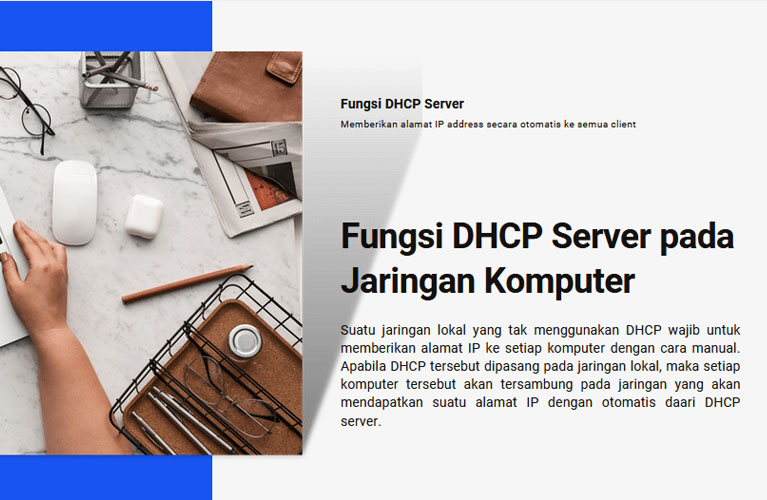 F. Fungsi DHCP Server pada Jaringan Komputer