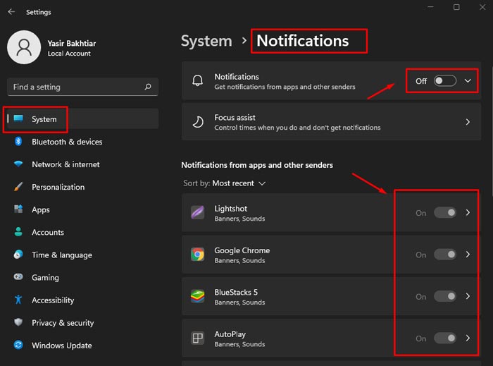 Tips Mematikan Notifikasi Aplikasi Windows 11